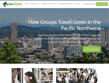 Tablet Screenshot of ecoshuttle.com